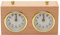 Obelunrp Minuterie d'échecs, chronomètre mécanique de Jeu analogique en Bois en Bois, minuteur d'échecs, Horloge d'échecs pour compétition (5.9x2.16x3,54 Pouce)