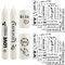 Yezirzax 8PCS Kerzentattoos (150+ Muster) Wassertransferdruck Sticker, Wasserschiebefolie Kerzen | Kerzenfolie | Kerzensticker Dekorieren | DIY Geschenk Kerzendekoration Handwerk (Mix-1)