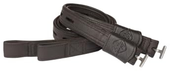 LeMieux Vector Close Contact Steigbügel, Leder, 60 cm, Braun