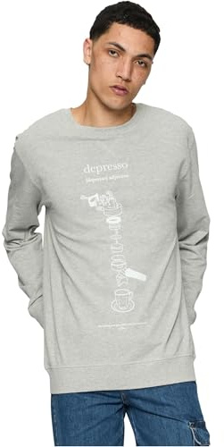Mister Tee Herren Depresso Crewneck