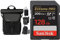 TARION Kamerarucksack Wasserdicht Fotorucksack Kameratasche DSLR Rucksack & SanDisk Extreme PRO SDXC UHS-I Speicherkarte 128 GB