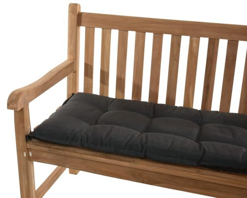 Auflage Gartenbank Naxos 120 cm 50318-701 anthrazit 120x49x6 cm Sun Garden