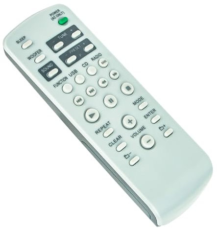 RMT-CG880A Replacement Remote Control -ALLIMITY- Compatible with Sony CD Radio Cassette Recorder RMTCG880A Remote Control CFD-RG880CP CFDRG880CP