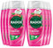 Radox Mineral Therapy Shower Gel Feel Radiant with Nature Inspired Mood Boosting Fragrance Body Wash for Women Blended with Strawberry and Raspberry, 225ml (Buy 6)