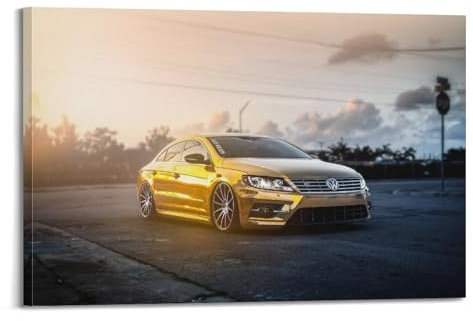 HUANA Rennwagen-Poster für CC, Superauto, Sportwagen, Poster, dekorative Malerei, Leinwand, Wandposter und Kunstdruck, moderne Familienschlafzimmer-Dekoration, Poster, 40 x 60 cm