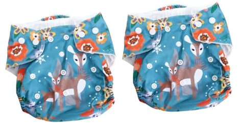 BESTonZON 2 Pièces Pantalon à Couches Maillot De Bain Bébé Couches De Piscine Pour Tout-petits Couche Pour Bébé Couches Pour Bébé Couche De Coton De Bébé Slips Film Élastique Tpu Adulte