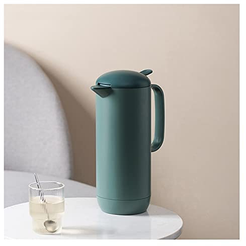 BAOSHIDAER Thermal Coffee Carafe Thermos Bottle Vacuum Flasks Thermoses Cute Nordic Insulation Cup with Handle Isotherme Household Products Insulation Pot Insulated Hot Water Thermos (Color : Green)