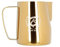 Barista Space Jarra de leche plateada pulida, ideal para latte art con boquilla precisa, ligera y manejable, recomendada por campeones del mundo, color plateado dorado, 600 ml