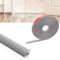 Flintronic Übergangsprofil Selbstklebend, 2m x 3.5cm PVC Boden-Leiste, Übergangsleiste Boden, Übergangsschiene ohne Bohren, Abdeckleiste für Fliesen, Holz, Laminat, Höhenausgleich 10mm(Graue)