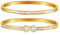 VNOX Armbänder Damen vergoldetes Tennisarmband – 4 mm Zirkonia Armreif aus Edelstahl, Kristall Armband für Mädchen, Geschenkidee für Frauen