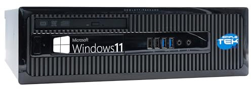 SIMPLETEK - Desktop Computer SFF Desktop PC i5 | Windows 11 Pro | 16GB RAM | 2TB SSD | DVD-RW CD | RS232 (Refurbished)