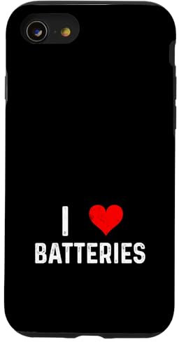I Love Batteries - Cuore - Distressed - Tecnologia della batteria Custodia per iPhone SE (2020) / 7 / 8