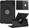 Custodia Cover Compatibile con Samsung Galaxy Tab A9 8,7 SM-X110/X115, 360 Rotating Stand Case Premium Pelle Sottile e leggera