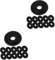 Angoily 2 Ensembles Lame De Roue De Secours Tuyau Galvanisé Fraises Boulon Lames De Coupe-tube Bride Tubes Lame De Coupe-tube Outil Coupe-tube Trousse Black Acier Allié 10 Pièces * 2