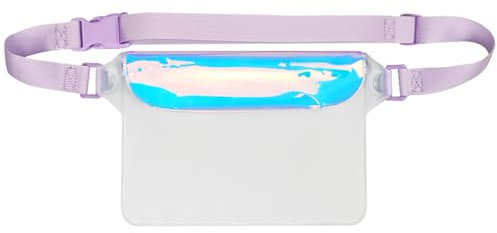 ycezw wasserdichte Banane, wasserdichte Tasche – Geldbörse für Reisepass, transparent, mit verstellbarem Band, für Wassersport, Schwimmen, Tauchen