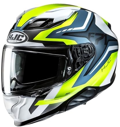 HJC F71 Fes MC3HSF Orange Dual Visor Full Face Ece22.06 Rated Motorcycle Helmet (XS)