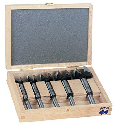 Fisch 03100005K Forstnerbohrer-Satz D7483G, 15-35x60/90 mm, 5-teilig