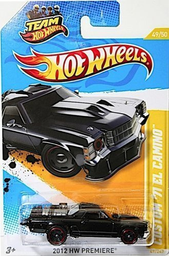 Hot Wheels CUSTOM '71 EL CAMINO 2012 New Models Series 1:64 Scale Collectible Die Cast Car #49/50