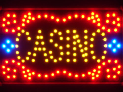 ADV PRO led077-y Casino Room LED Neon Sign WhiteBoard Barlicht Neonlicht Lichtwerbung