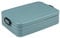 Mepal Brotdose Large – Brotdose To Go - Lunchbox für 4 Sandwiches oder 8 Brotscheiben - Meal Prep Box - Brotdose Erwachsene - Essenbox mit Unterteilung - Nordic green