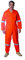 GRS Reflective Tape Boiler Suit Coverall Overalls Zip Pocket Safety Workwear (Orange, 2XL - 51' Chest)