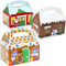 JOYIN 24 Stück 3D Weihnachten Geschenkboxen, Geschenkschachtel Süßigkeiten, Kuchen, Schokolade, Plätzchen, Kekse Karton für Weihnachten, Geschenkverpackung (Christmas House)