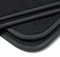 teileplus24 BV516 Velours Fußmatten kompatibel mit Mini Countryman 2 F60 5-Türer 2017-2023 Trittschutz Fahrermatte, Naht:Schwarz