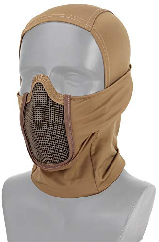 Taktische Ausrüstung Atmungsaktive Sturmhaube Netzmaske Vollgesichtsmaske Airsoft CS Jagd Radfahren Kapuze Nackenwärmer