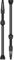 LEZYNE Unisex-Adult accessorio valvola tubeless 80mm Nero coppia, Black, One Size