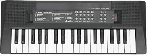 Piano elettrico, tastiera per pianoforte ricaricabile a 37 tasti, funzione di registrazione del microfono, giocattolo per strumenti musicali per bambini