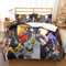CHAOSE Bettwäsche 100 X 135 cm, Hautfreundlicher Kinder-Kingdom-Hearts-Bettbezug, Baumwolle, Mädchen, Teenager-Bettwäsche Mit Kissenbezug (KH 04,220 x 240 cm)