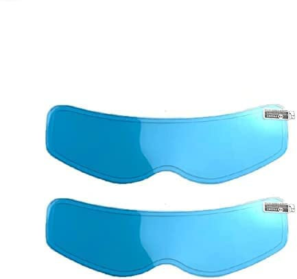 Hikaka Pellicola antiappannamento fotocromatica per casco, per scudo universale per casco - Pellicola trasparente per visiera a prova di pioggia e antiappannamento (Rainproof)