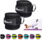 NEALFIT Ankle Strap for Cable Machine, Gym Ankle Cuff for Kickbacks, Leg Extensions, Glute Workouts, Booty Hip Abductors Exercise for Women and Men (Black, Pair)