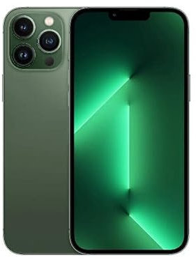 ABUSVEX Original Rückglas-Ersatz für iPhone 13 Pro Max, alle Träger mit vorinstalliertem Kleber und Reparaturwerkzeug (Grün)