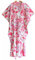 INDACORIFY Robe Kaftan en Coton imprimé Bloc, Couture pour Femmes imprimées Florales, Costume Long Kaftan Indien Fait à la Main, Belle Robe de Plage (Design-6)