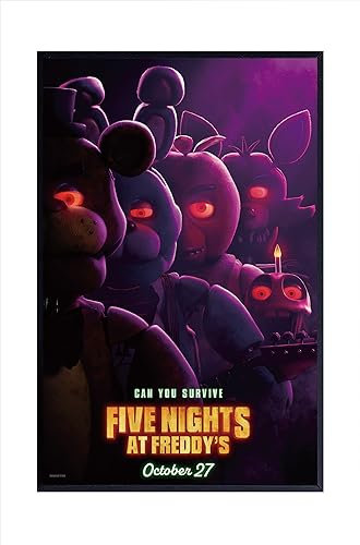 Theissen Horror Five Nights at Freddy's Mvoie Poster #1, Poster für Schlafzimmer, Wanddekoration, mattes Poster, rahmenloses Geschenk, 28 x 43 cm