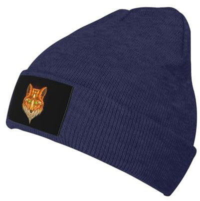 351 Skull Cap Wilde Füchse Beanie Mütze Atmungsaktiv Winter Mütze Weich Wintermütze Für Laufen, Radfahren, Outdoor