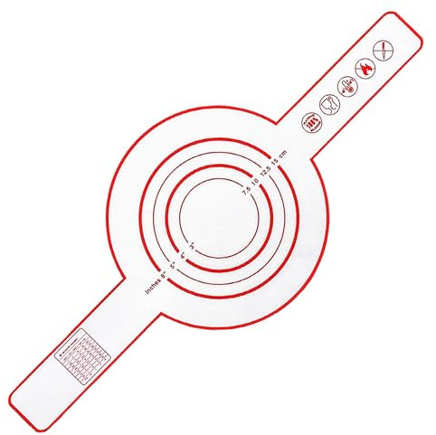 Silicone Baking Mat for Dutch Oven, Reusable, Easy to Clean Silicone Bread Baking Mat, Bread Baking Mat with Extra Long Handles for Transferring Dough, Orange