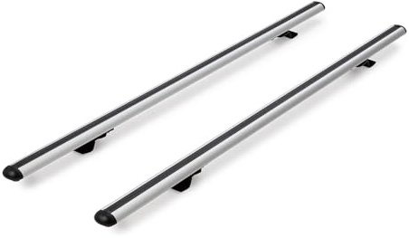 Dachträger passend für SsangYong Musso ab 1996-2005 offene Dachreling 140 cm Silber, Querträger, Dachlastträger, Dachgepäckträger, Gepäckträger