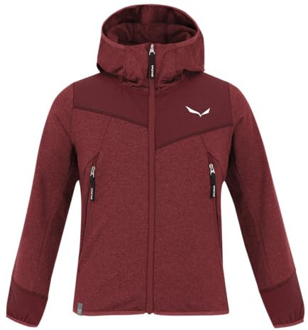 Salewa Agner Melange PL K FZ HDY Felpa con, Serah, 116 Unisex-Adulto