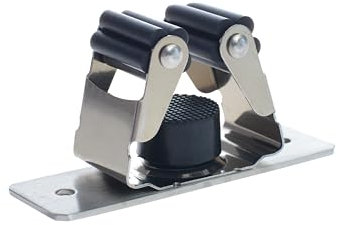 TMY Besenhalterung Wand | Gerätehalter 9 cm | Besenhalter 1 Halterungen | Gartengeräte Halterung zur Küche Badzimmer | Wandhalter Besen Mop Werkzeuge Schlüssel | Selbstklebend zum Anschrauben