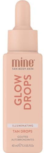 MineTan Glow Drops Selbstbräunungstropfen - Für Gesicht und Körper, | Tropfen, Schrittweise Bräune, Für alle Hauttypen Geeignet, Vitamin C, Hydratisierten, Strahlenden Hautfinish