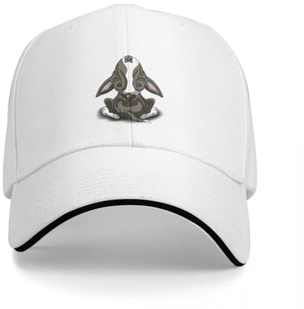 COSIUOS Basecap Baseball Cap Schwarz Bullterrier Sonnenhut Kapuze Sonnenschutz Caps