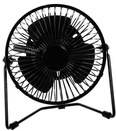 Uonlytech Ventilador De Escritorio Usb Mini Ventilador Personal Función De Temperatura Motor Sin Escobillas y Silencioso