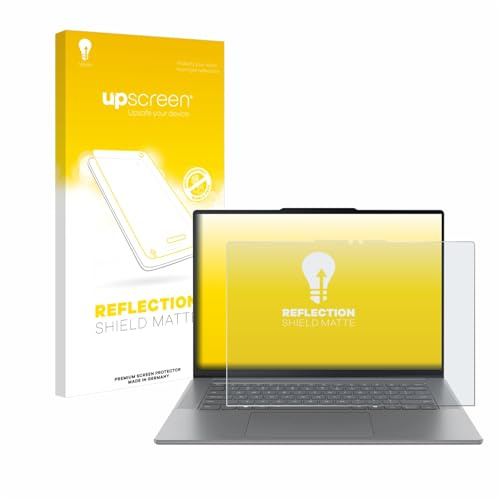 upscreen Schutzfolie für Lenovo Yoga Slim 7 Gen 10 14 Aura Edition | Entspiegelter Displayschutz Made in Germany Anti-Reflex Displayschutz-Folie Matt Anti-Fingerprint