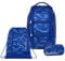 Satch Pack Schulrucksack Set 3tlg. inkl. Schlamperbox und Sportbeutel (Vibrant Blue)