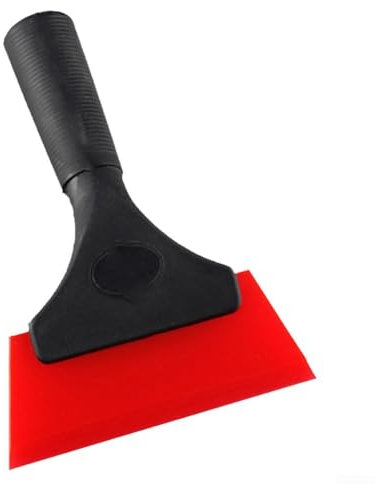 AugustknowU Autoabzieher, Autoabzieher, Fensterfolie, Werkzeug, Kunststoff, Sehnenschaber, Glasreinigung, weiche Gummilippe, Schnee-Wasserentfernung für Duschtüren, Badezimmer, Fenster und Autoglas