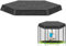 Housse d'ombrage pour trampoline 6/8/10/12/14FT auvent pliable anti-UV trampoli-nes, housse de tente trampoli-ne pour extérieur sûr, aire de jeux d'arrière-cour
