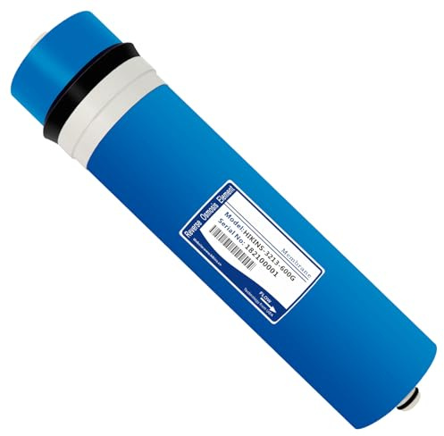 RO Umkehrosmose Membran, 3213-600GPD Haushalt RO Wasserfilter, Universal Kompatibel Ersatzfilter Passend, 600GPD Umkehrosmose RO Membran Ersatz für Home Umkehrosmosewasserfilter