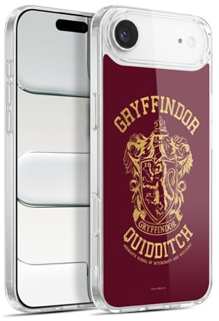 Head Case Designs Offizielle Harry Potter Gryffindor Quidditch Deathly Hallows X Gel Handyhülle Hülle [Militärischer Schutzgrad] Kompatibel mit Apple iPhone 17 Air